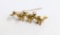 14k Gold 3 Duck Brooch