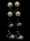 Lot of Vintage Costume Pearl Clip-on Earrings