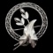 Sterling Silver Floral Wreath Brooch - Stamped BB