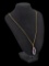 Gold tone Amethyst Stone Necklace