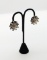 Vintage Garne Rhinestone Burst Clip-on Earrings