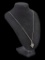 Sterling Silver Crest on Onyx Pendant Necklace