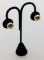 Vintage Napier Gold tone Clip-on Earrings