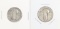 Lot of 2 Standing Liberty Quarters - 1926 & unknown