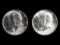 Lot of 2 1964 Kennedy Silver Half Dollars