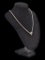 Vintage Kramer Rhinestone V Shaped Ladies Necklace