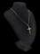 Vintage Phyllis Sterling Silver Cross Ladies Necklace