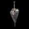 Vintage Sterling Silver Lang Umbrella Brooch