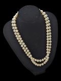 14K Pearl & Sapphire Necklace