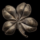 Sterling Silver Shamrock Brooch