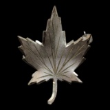 Sterling Silver Maple Leaf Brooch