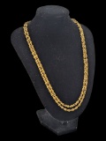 Vintage Miriam Haskell Gold tone Necklace