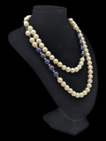 Vintage Pearl Necklace with 14k Gold Clasp
