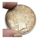 1922 Peace Silver Dollar - Toned