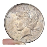 1922-D Peace Silver Dollar - Toned