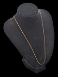 10K Classic Gold Chain Necklace
