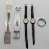Lot of 2 Timex Watches and 3 Watch bands