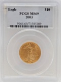 2003 $10 Gold Eagle PCGS MS69