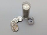 Roll of 40 - 1964-D Washington Quarters - Uncirculated