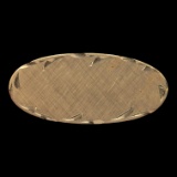 Vintage 12K Gold Filled Oval Brooch