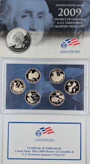2009 US Mint State Quarters Proof Set w/ COA