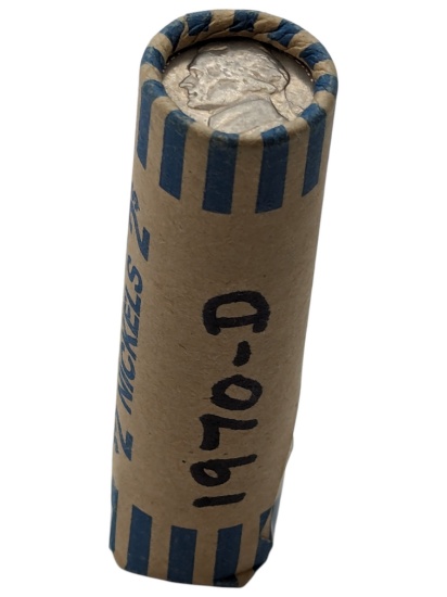 Roll of 40 - 1970-D Jefferson Nickels