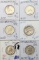 Lot of 6 Silver Washington Quarters - 1942-1945
