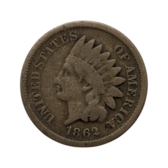 FEATURE 1862 Indian Head Cent