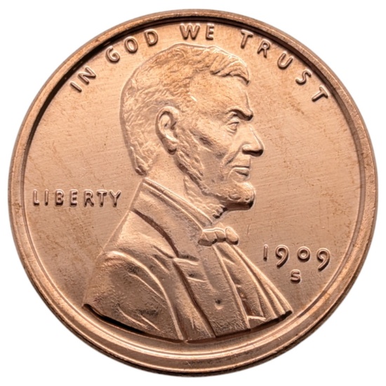 1 Ounce Fine .999 Copper Round - VDB design