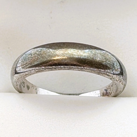 Sterling Silver Ladies Band Ring