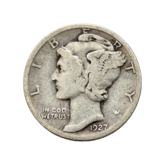 1927 Silver Mercury Dime