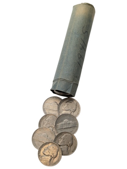 Roll of 40 - 1941-S Jefferson Nickels