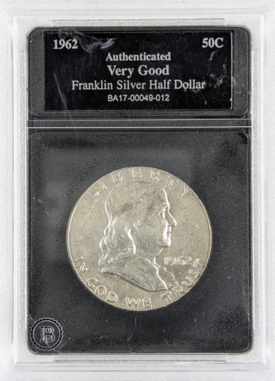 1962 Silver Franklin Half Dollar