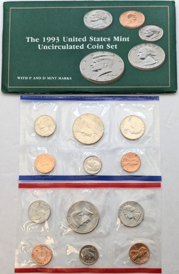 1993 US Mint Uncirculated Coin Set