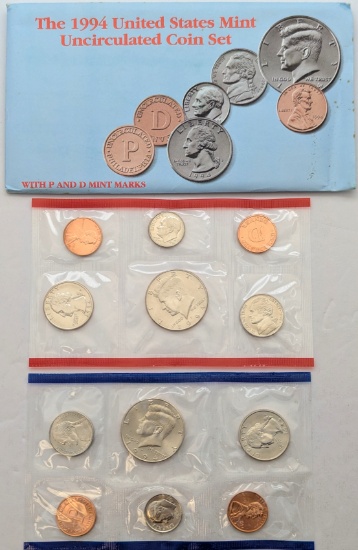 1994 US Mint Uncirculated Coin Set