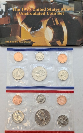 1995 US Mint Uncirculated Coin Set