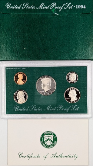 1994 US Mint Proof Set w/ COA
