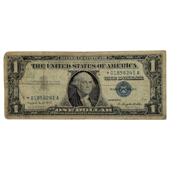 1957-A $1 Note - Silver Certificate - Star Note