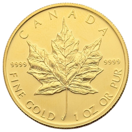 FEATURE 1oz Fine .999 Gold 2010 Canada $50 Gold Coin