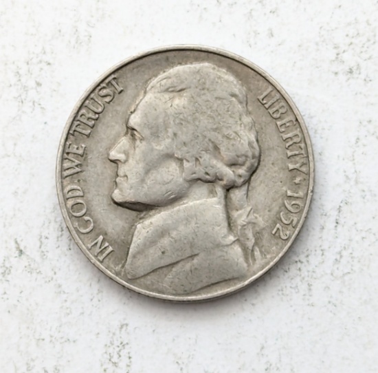 1952-S Jefferson Nickel
