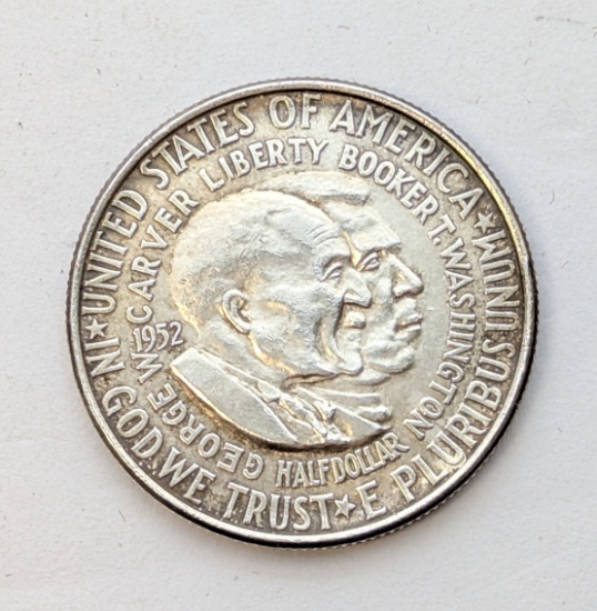 1952 Silver Carver Washington Half Dollar