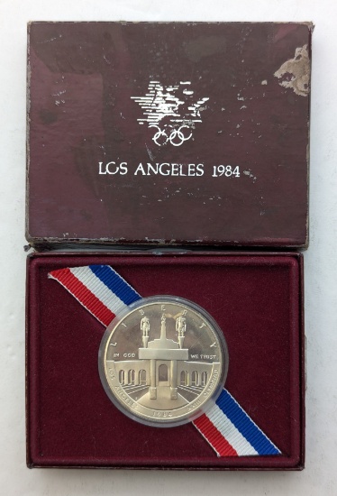 1984 US Mint Uncirculated Silver Dollar - Las Angeles Olympics