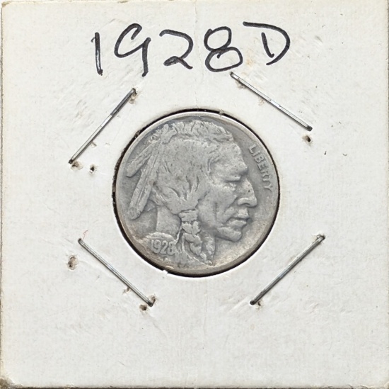 1928-D Buffalo Head Nickel