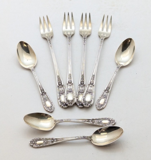 Lot of 8 Horderves Sterling Silver Flatware - International Sterling