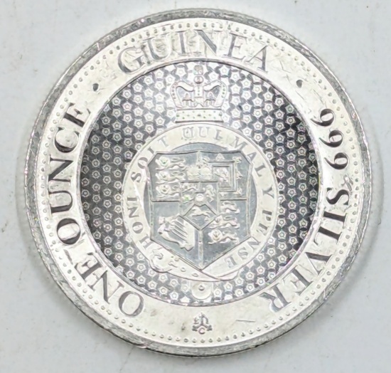 1 oz. Silver Round Guinea St Helena .999 Fine
