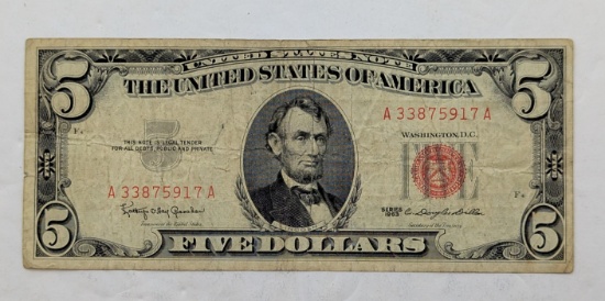 $5 Red Seal 1963 Series