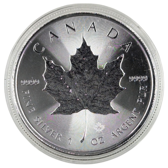 1 Ounce Fine .999 Silver Round - 2024 Canada Maple