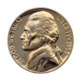 1958 Jefferson Nickel Toned