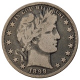 1899 Silver Barber Half Dollar