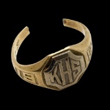 14K Gold Men's 1927 KHS Class Ring - 3.96g - Scrap/Cut